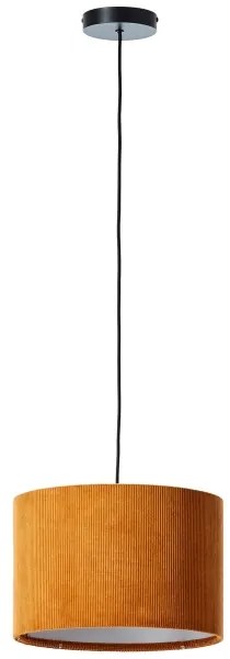 Brilliant - Lampadario a sospensione con filo TONY 1xE27/20W/230V diametro 35 cm arancione