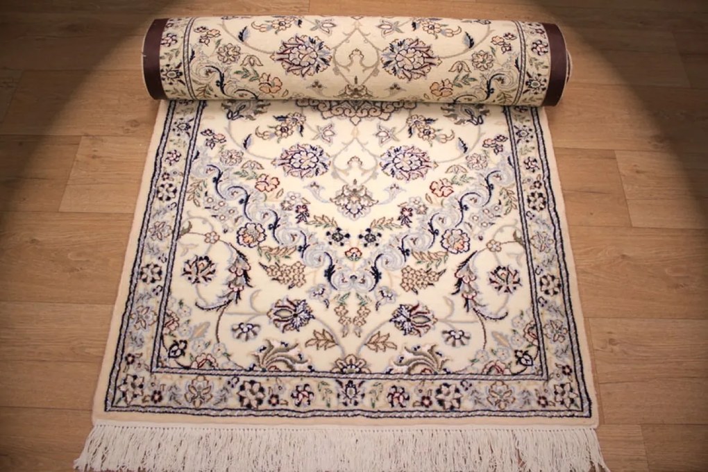 Nain Tappeto persiano 310 x 90 (Iran) Annodato A Mano