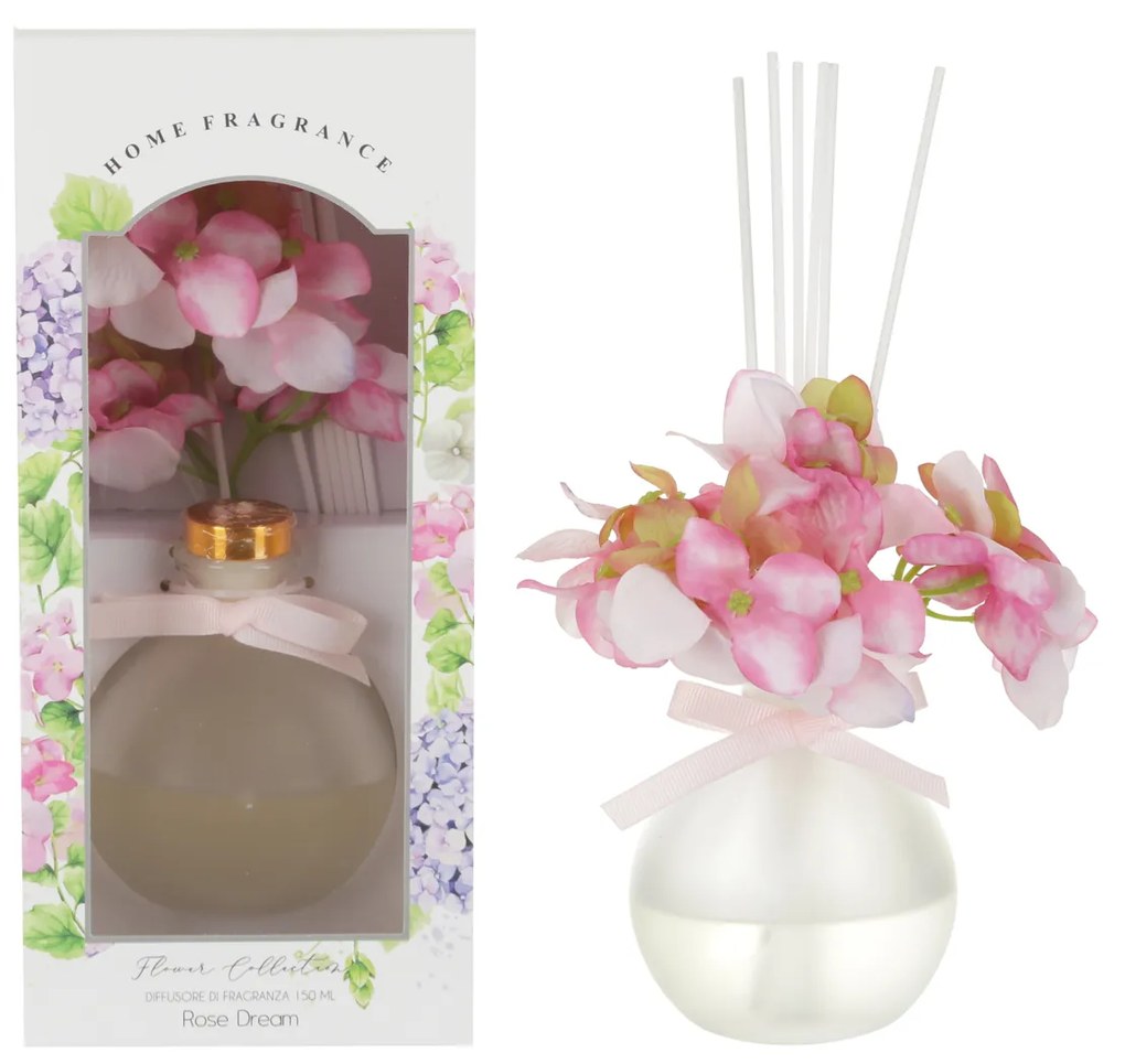 Diffusore per ambiente con fiori Rose Dream