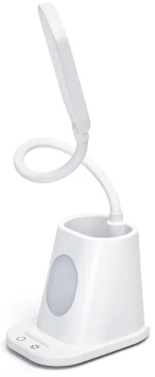 Aigostar - LED Lampada da tavolo ricaricabile dimmerabile LED/2,8W/5V 1800mAh 3000/5000K bianco