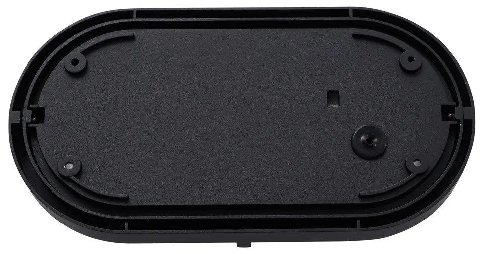 Applique da esterno nera ovale IP65 - Target