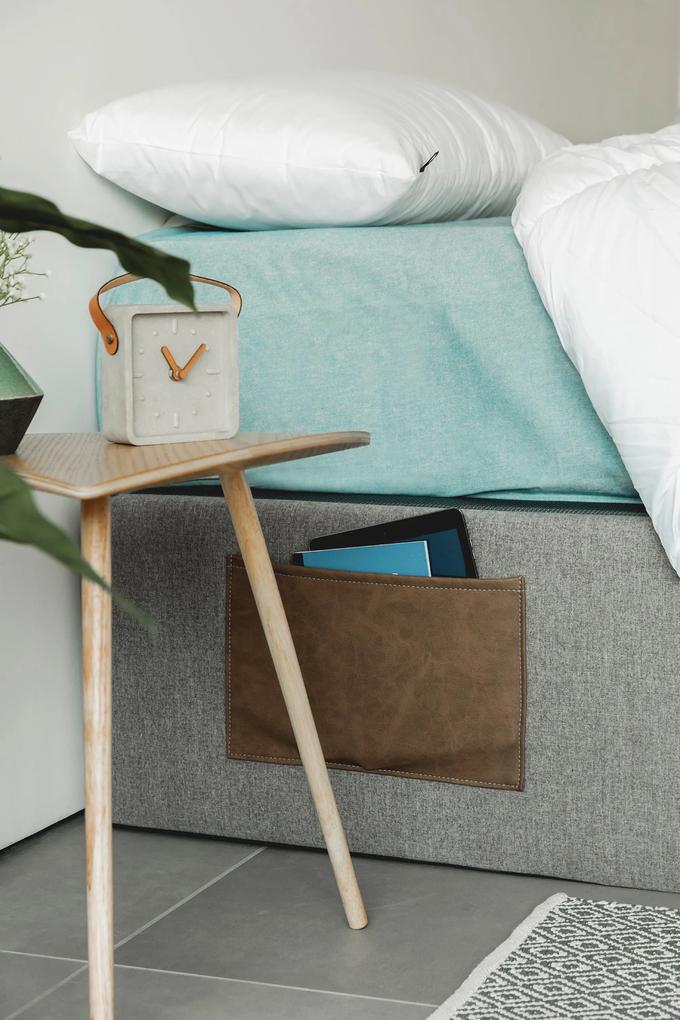 Kave Home - Base letto con contenitore Matters grigio per materasso da 90 x 190 cm