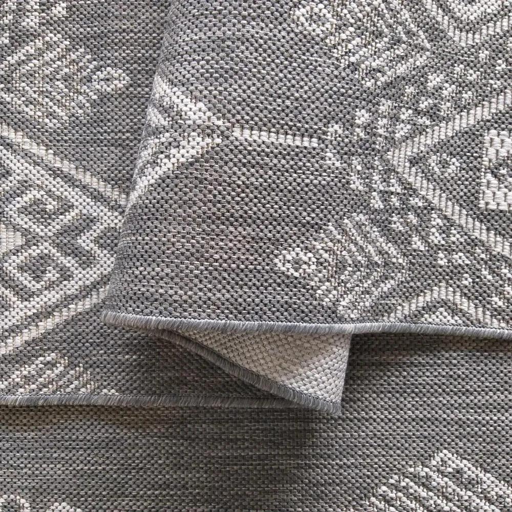 Tappeto grigio con un motivo elaborato Larghezza: 160 cm | Lunghezza: 230 cm