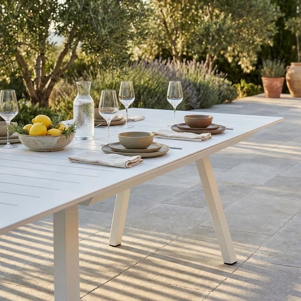 SPLENDOR - tavolo da giardino allungabile in alluminio