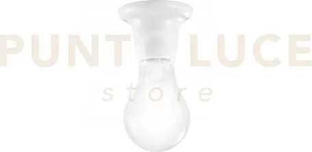 Portalampade doubleu ws bianco 1 luce attacco e27 7,5x5,7cm