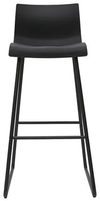 Sgabelli da bar design nero 76 cm (set di 2) ONA