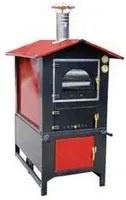 forno a legna da esterno -cm.95,5x120x163h. - forno cm.45x80x40h - kg.250 fer15592