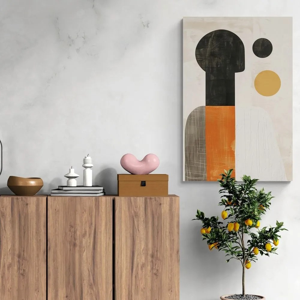 Quadro su tela – Japandi astrazione artistica