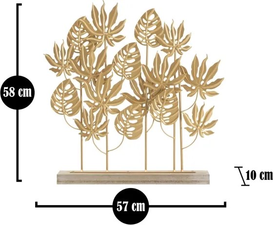 Scultura Palm Cm 56X10X57,5