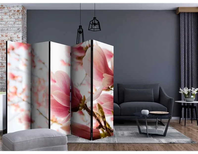 Paravento  Pink magnolia II [Room Dividers]  Colore ---, Dimensioni e Misure 225x172