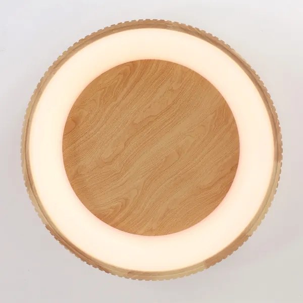 Brilagi - Plafoniera LED FALCON WOOD MODERN LED/40W/230V Ø 60 cm in legno