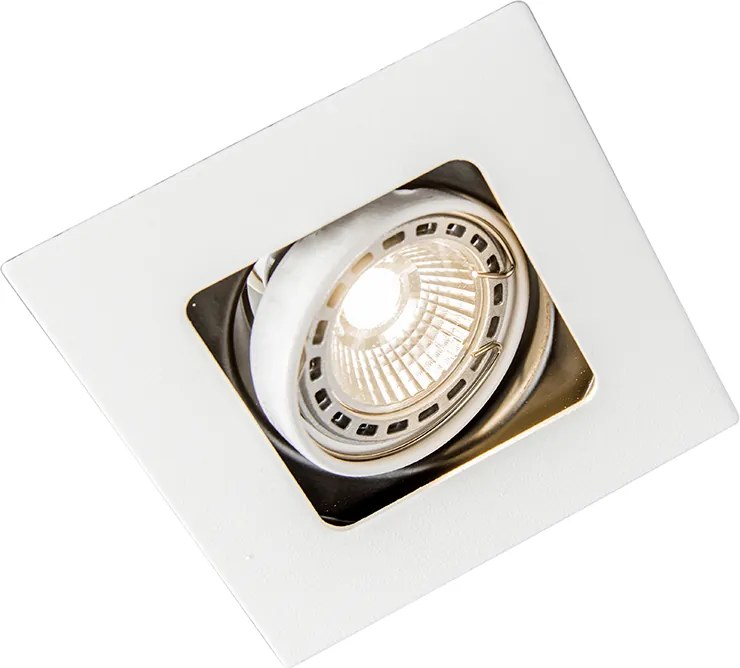 Faretto da incasso smart bianco con WiFi GU10 orientabile - Artemis