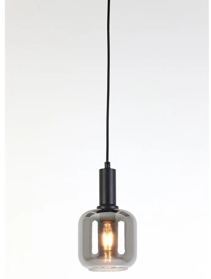 Lampada da soffitto grigia con paralume in vetro ø 21 cm Lekar - Light &amp; Living