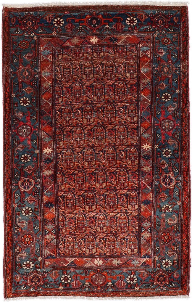 Bidjar Tappeto 130 x 200 (Iran) Annodato A Mano