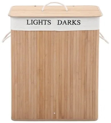 Cesto portabiancheria GUS marrone