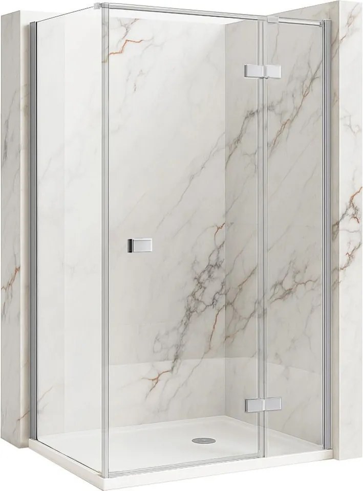 Cabina doccia Rea Atlas 80x100 Chrome