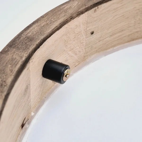 Brilagi-LED RGBW Plafoniera dimmerabile CARVALHO SLIM 1xE27/9W/230V Wi-Fi rovere Ø 27 cm