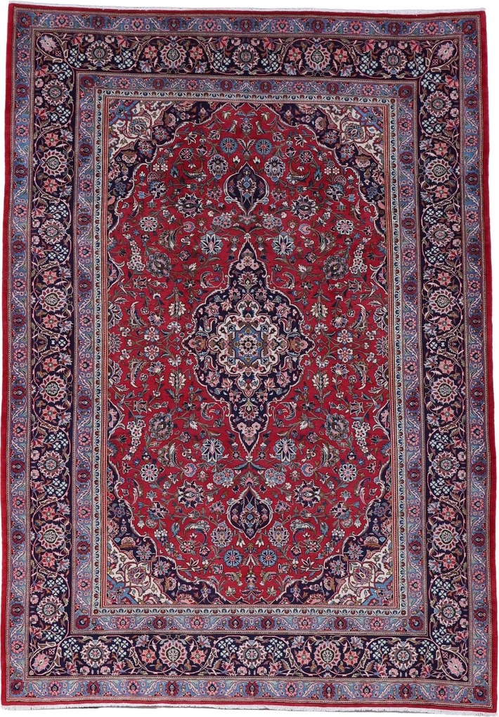 Kashan Tappeto 310 x 220 (Iran) Annodato A Mano