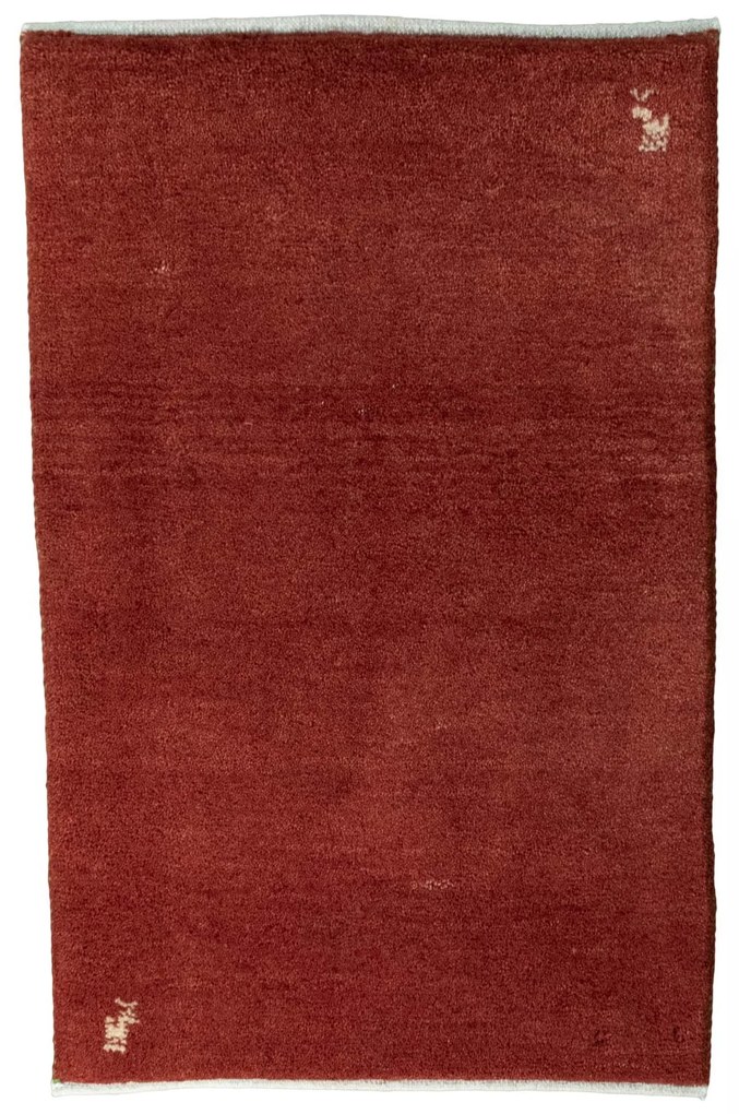Gabbeh Tappeto persiano 60x90 Rosso (Iran) Annodato A Mano