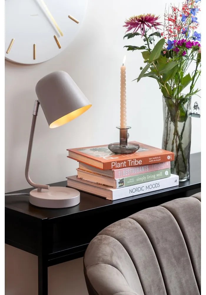 Lampada da tavolo grigia (altezza totale 38,5 cm) Encantar – Leitmotiv