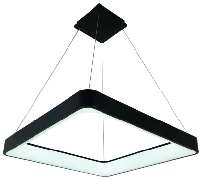 Brilagi - Lampadario a sospensione LED dimmerabile FALCON II LED/125W/230V 60x60 cm nero + telecomando