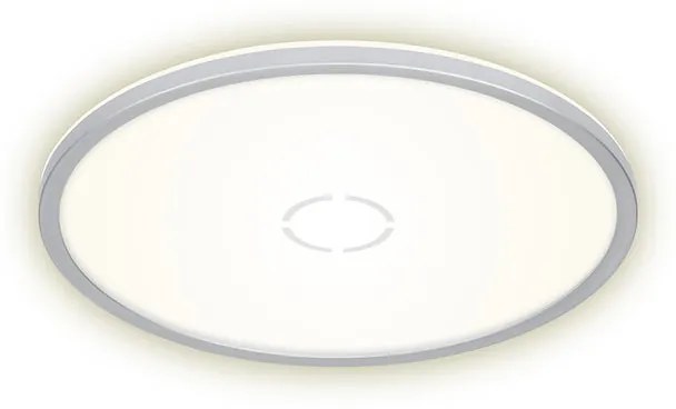 Plafoniera LED design Free, argento Ø 42 cm, luce naturale