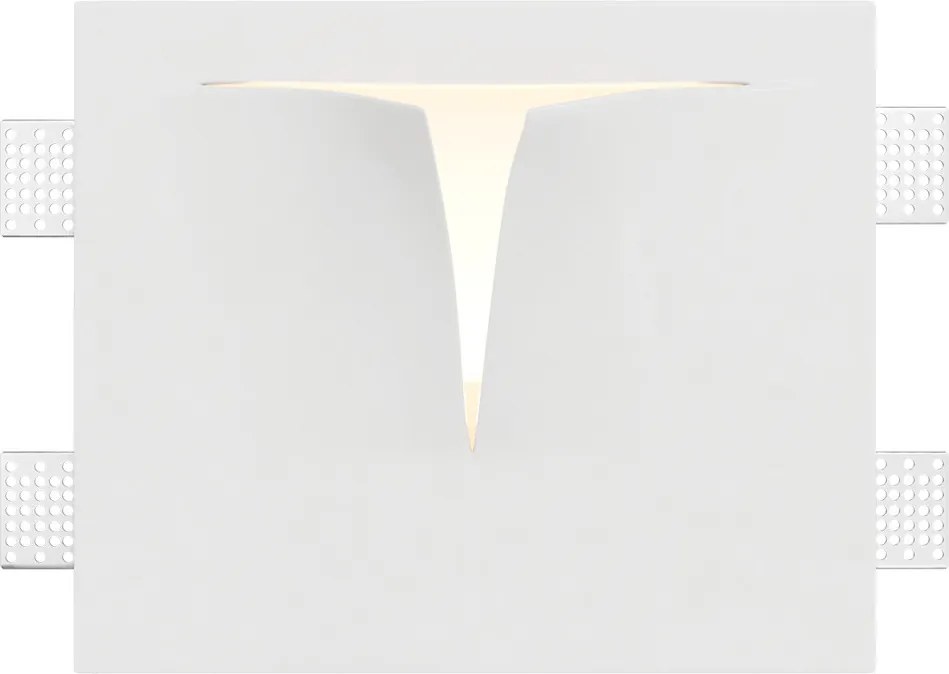 Applique da Incasso 2xG9 FOLD Apertura Centrale in Gesso