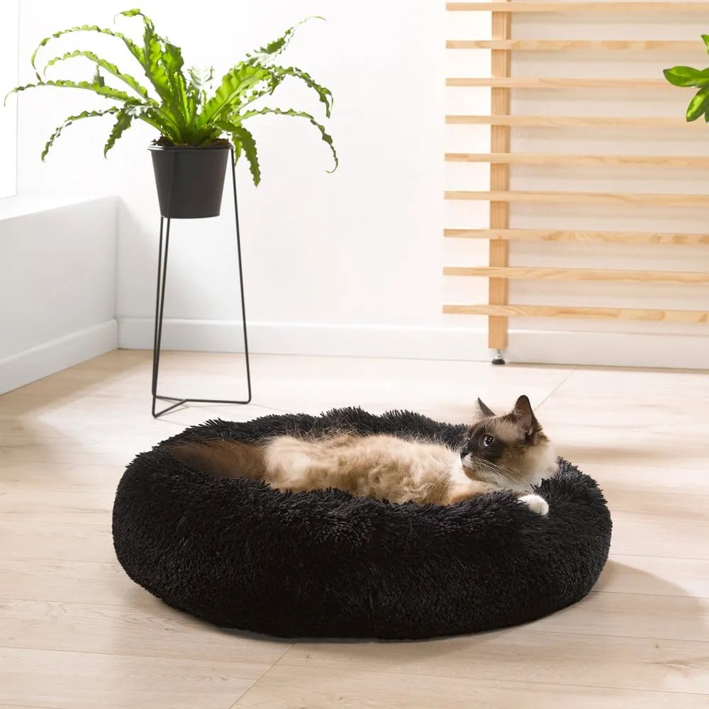 Letto per cani grigio scuro ø 95 cm - Love Story