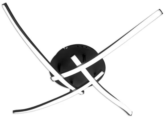 Brilagi - Plafoniera LED STRIPES LED/32W/230V nera