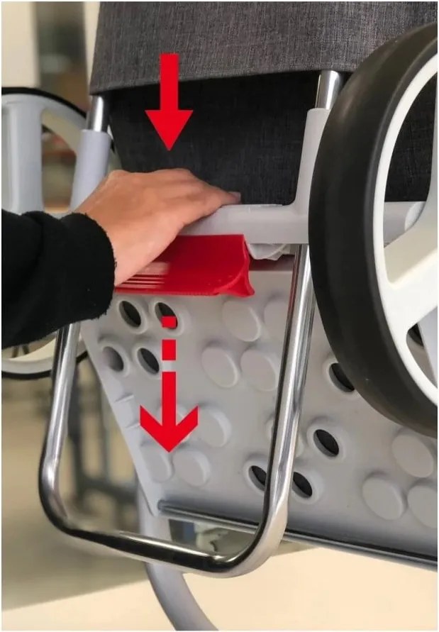 Borsa per la spesa 53 l Com Tweed Polar Black Tube - Rolser