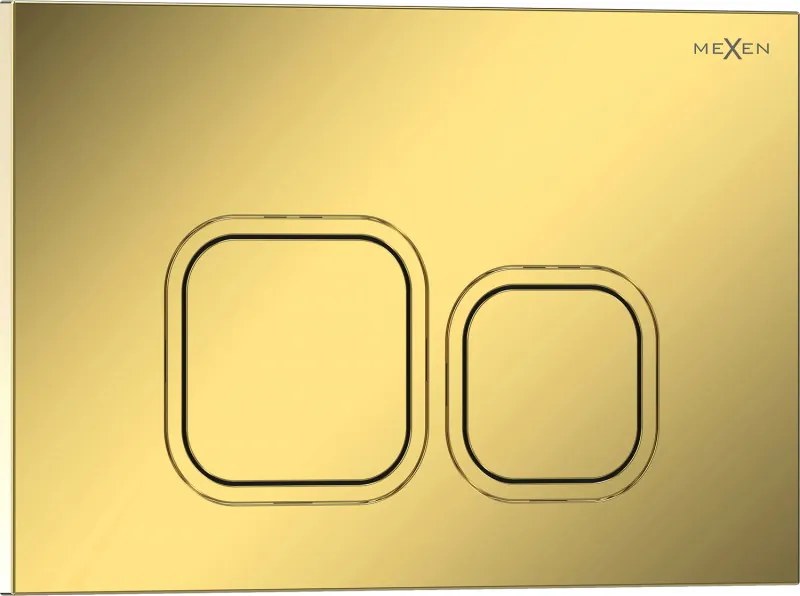 Mexen Tex 03 pulsante di scarico, oro champagne lucido - 6103-08