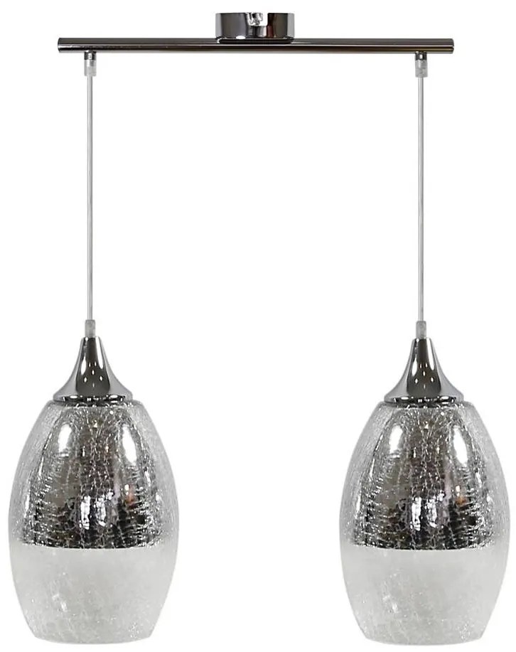 Lampadario a sospensione con filo CELIA 2xE27/60W/230V