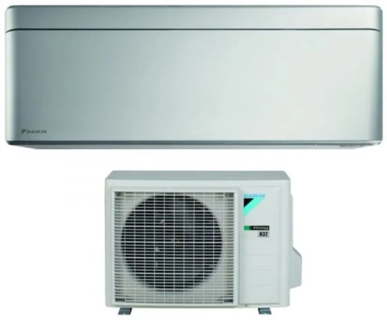 Daikin - Climatizzatore Condizionatore Bluevolution Inverter serie stylish total silver 18000 Btu FTXA50BS R-32 Wi-Fi Integrato Classe a++ Colore