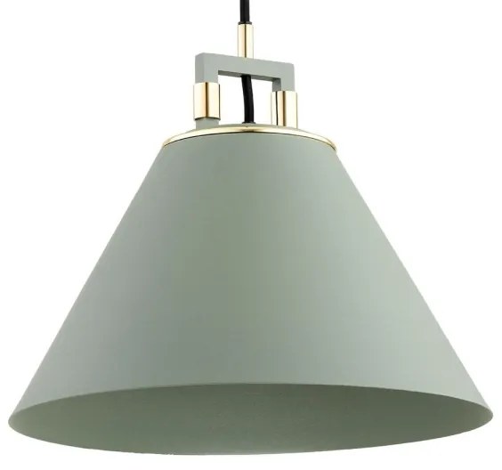 Argon 4916 - Lampadario a sospensione con filo ORTE 1xE27/15W/230V verde
