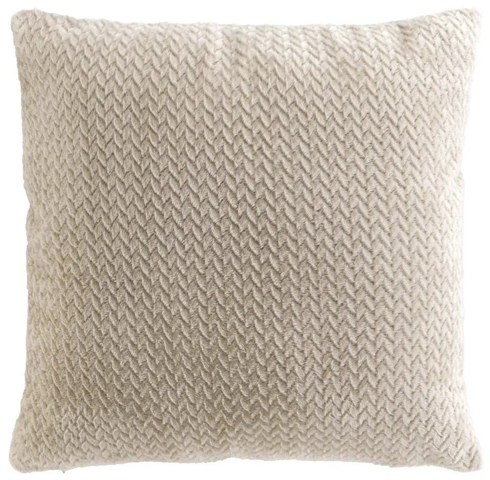 Cuscino decorativo in microflanella 45x45 cm Flanela – douceur d'intérieur