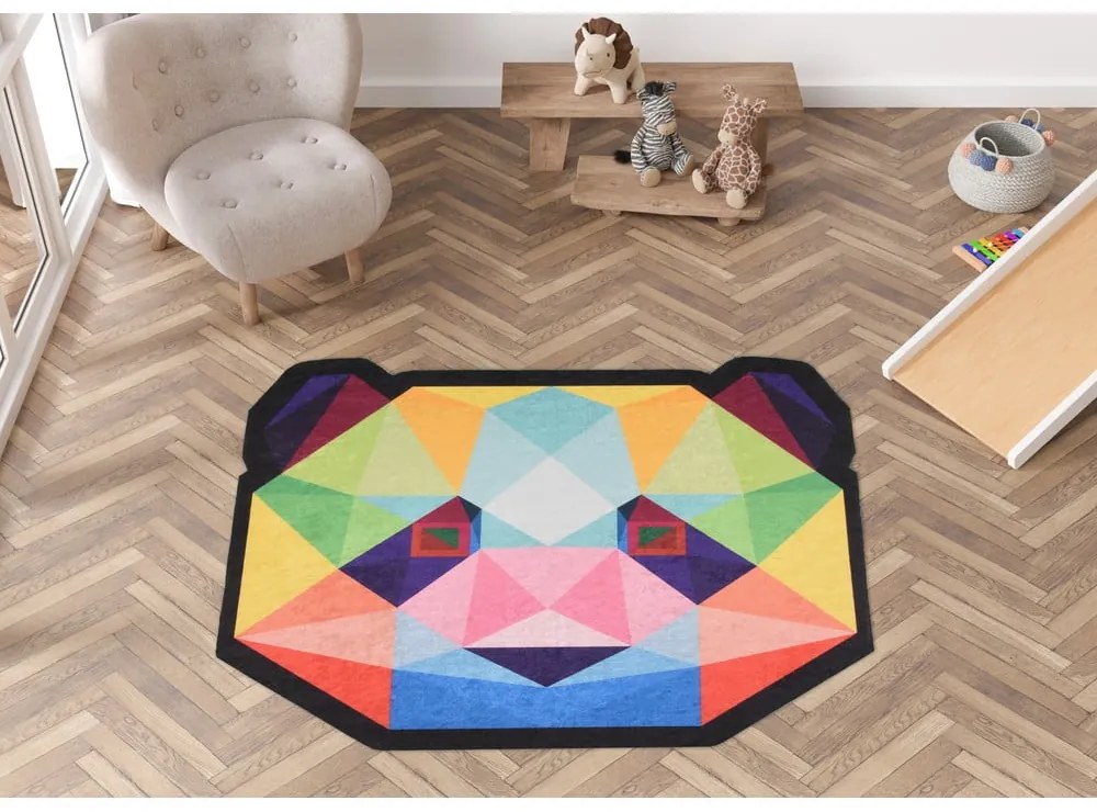 Tappeto per bambini lavabile ø100 cm Rainbow Panda – Vitaus