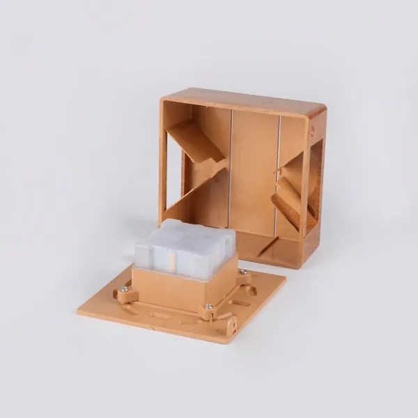 Brilagi - Applique LED da esterno DOUBLERAY LINE LED/6W/230V, finitura effetto legno, IP54