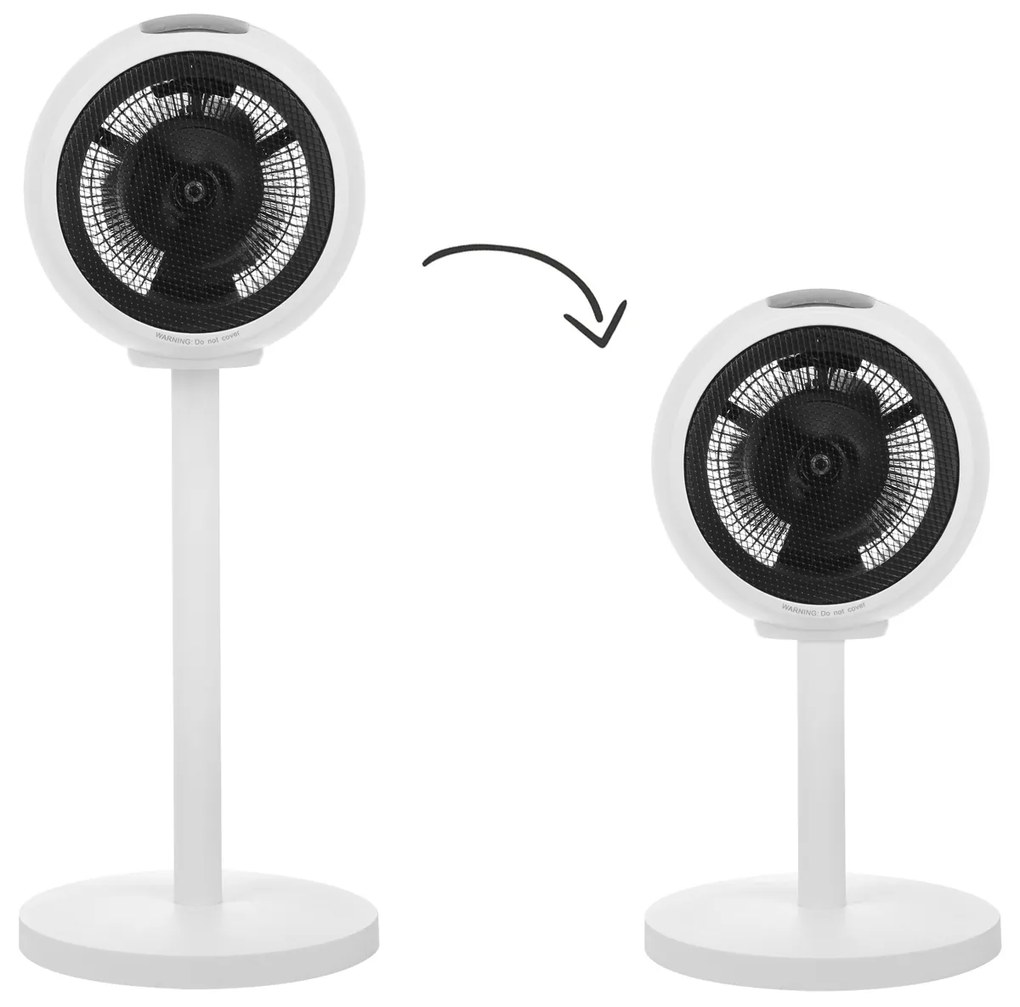 Termoventilatore digitale 2 in 1 a piantana e da tavolo