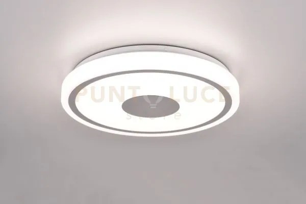 Bunda plafoniera led 16w 2000lm, 4000k bordo cromato d.33cm