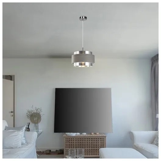 Rabalux 5383 - Lampadario a sospensione con filo BASIL 1xE27/40W/230V