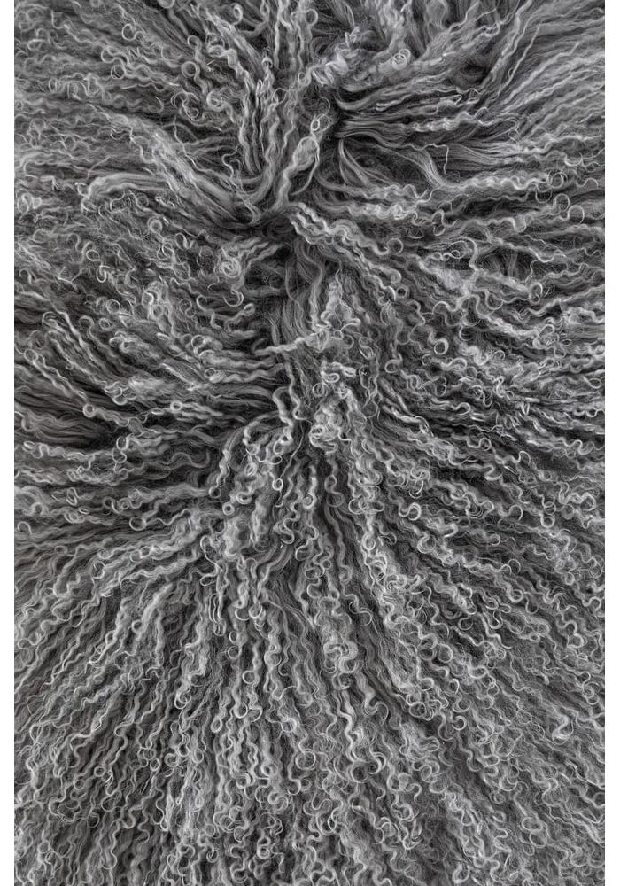 Pelle di pecora tibetana grigia , 60 x 90 cm - Bonami Selection