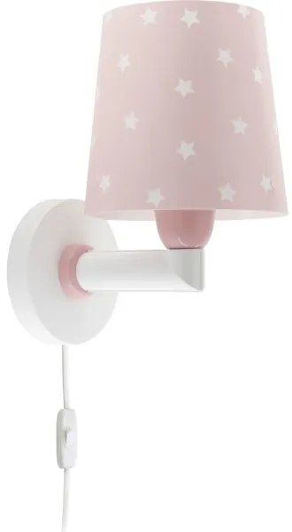Dalber 82219S -  Applique per bambini  STAR LIGHT 1xE27/60W/230V rosa
