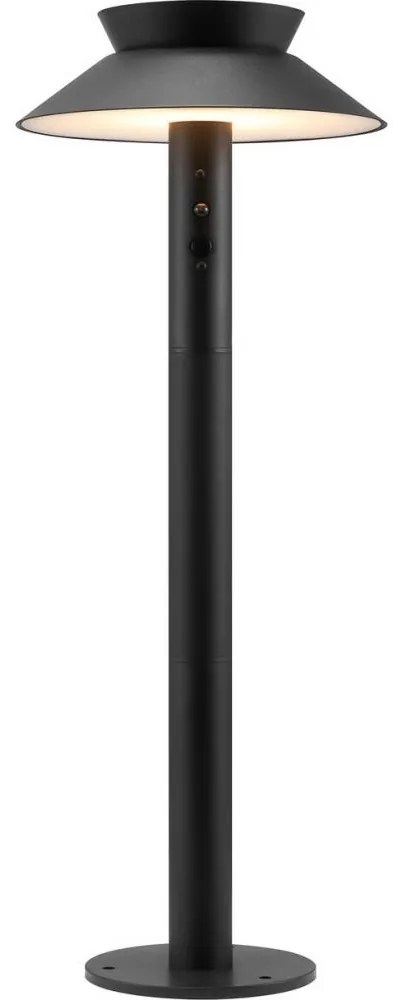 Nordlux - Lampada solare LED con sensore LED/5W/3,7V IP44 nera