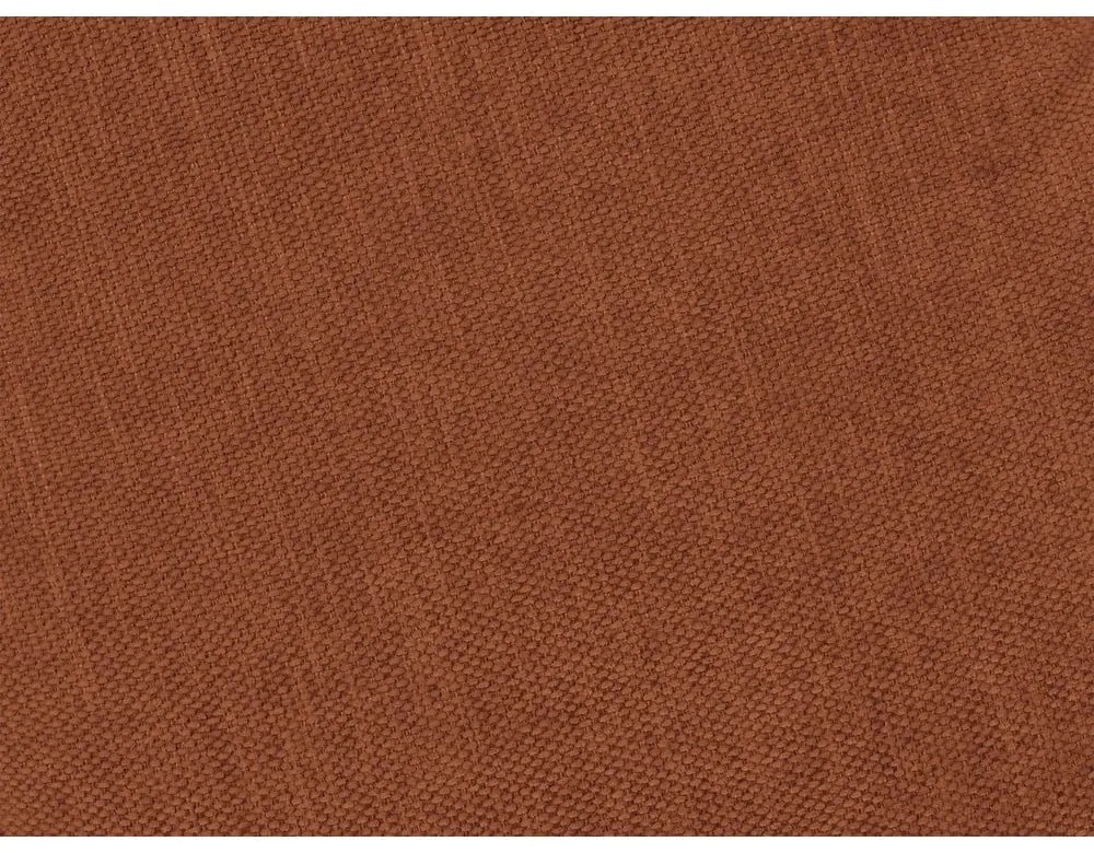 Divano angolare color mattone allungabile e con contenitore (penisola a destra/a L) Fuji – Bobochic Paris