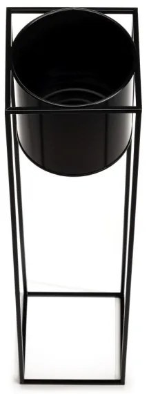 Portafiori RING 100x23 cm nero