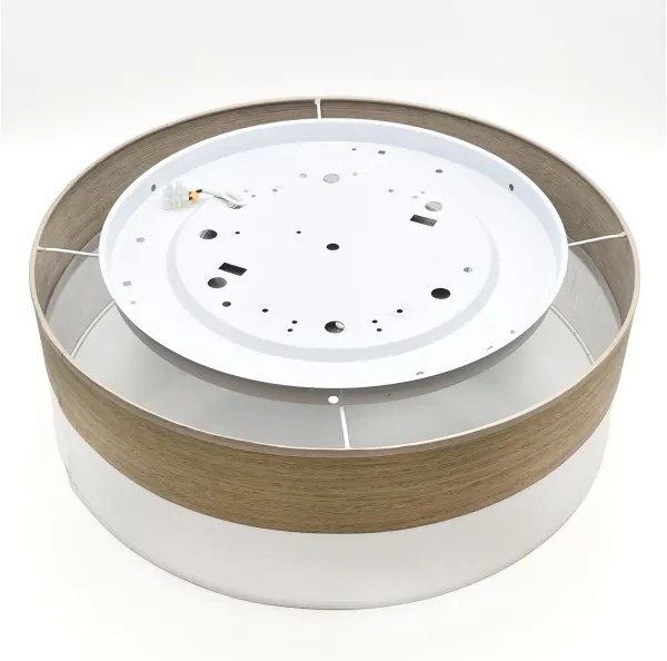 Plafoniera LED SIRJA WOOD LED/36W/230V diametro 45 cm bianco/quercia