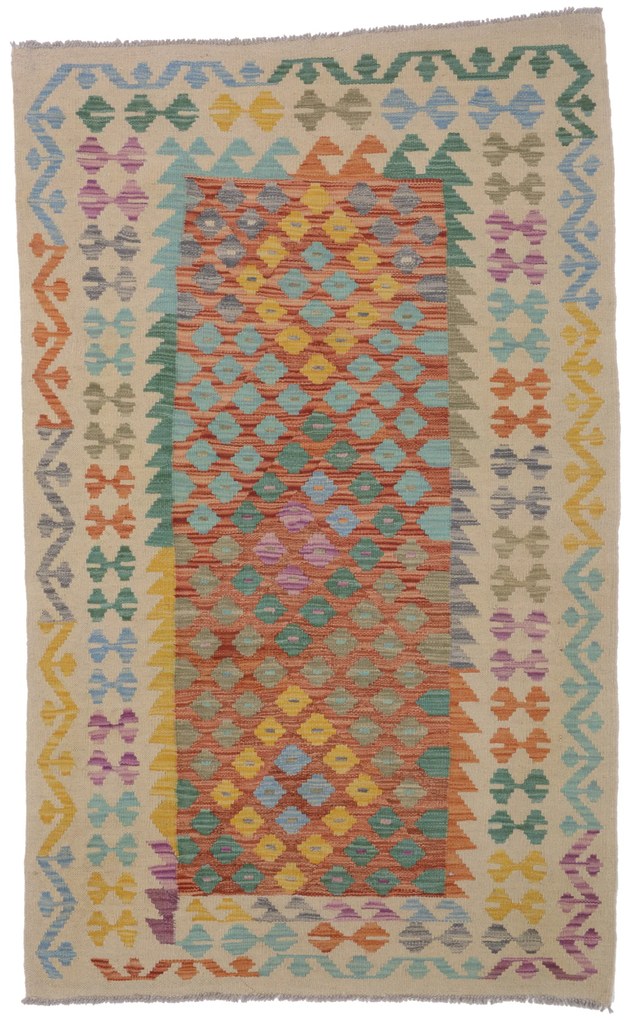 Kilim Tappeto 100 x 160 (Afghanistan) Tessuto A Mano