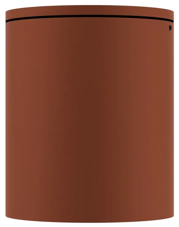 Applique da soffitto Cilindrica PAR30 IP54 in Alluminio e Vetro - Corten
