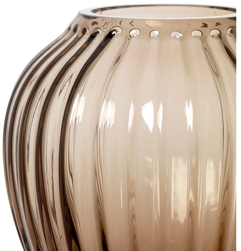 Vaso in vetro marrone fatto a mano Hammershøi - Kähler Design