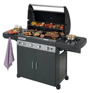 Barbecue Dualgas 4 Classic Ls Plus Dark 12.8+2.3kw